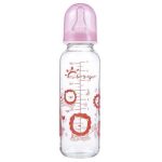 Heat Resistant Standard Neck 9oz 250ml Glass Baby Feeding Bottles