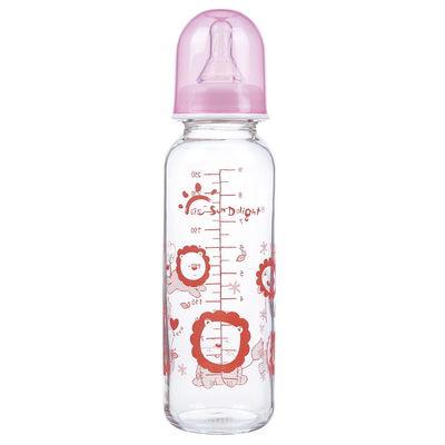 Heat Resistant Standard Neck 9oz 250ml Glass Baby Feeding Bottles