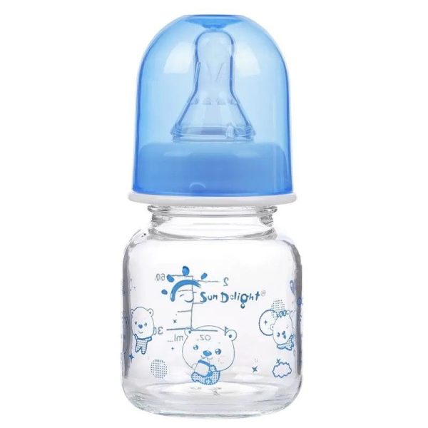Sun Delight Hi- Heat Resistant Glass Feeding Bottle Standard Neck